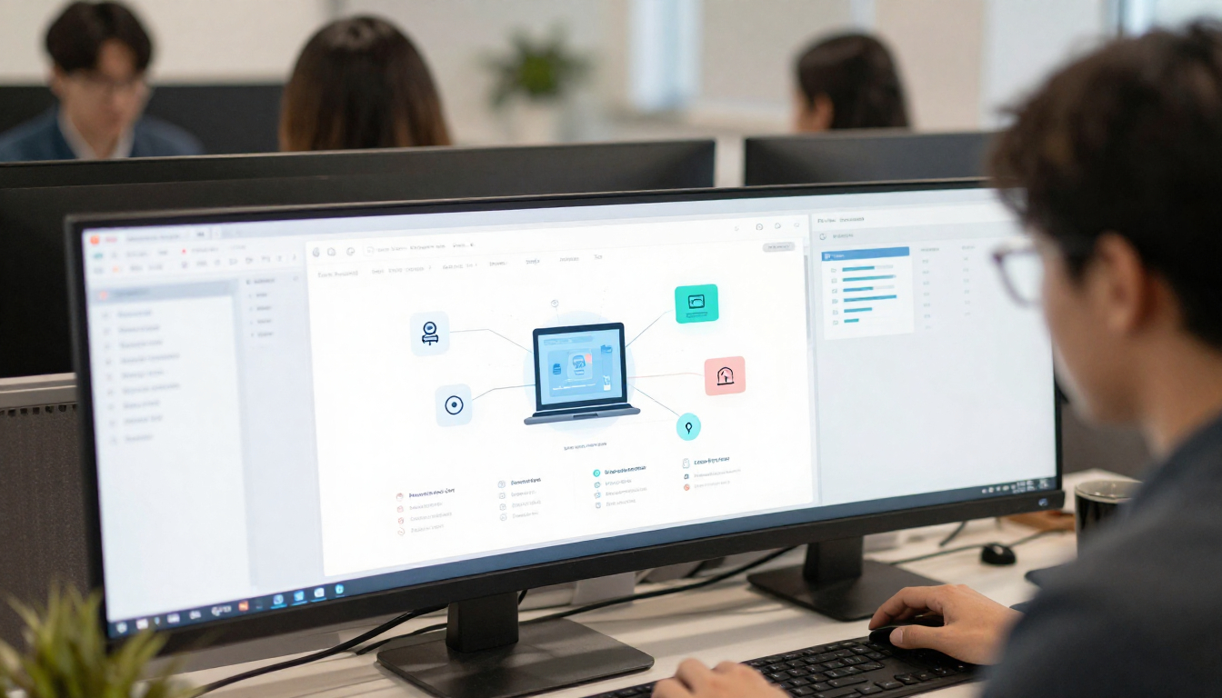 Gestroomlijnde workflow automatisering proces visualisatie